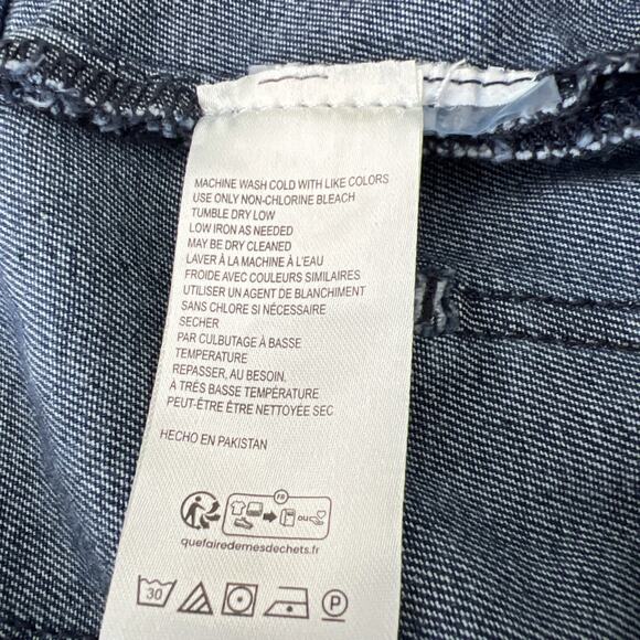 Maeve Anthropologie Jeans Women 29 Junie High Rise Slim Leg Dark Wash 24" Crop - Picture 7 of 11